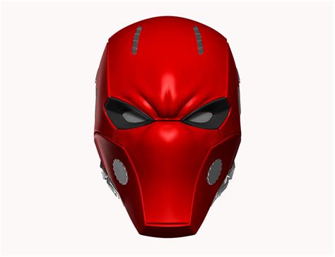 Stl File Dc Red Hood Arkham Knight Hybrid Designed Helmet 🪖・3d Printer