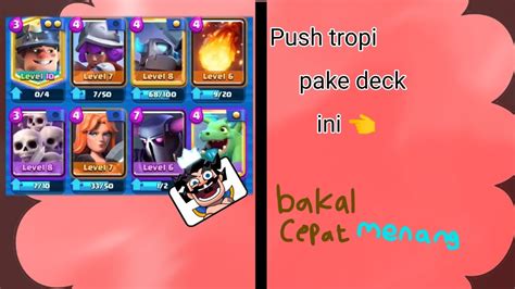 Clash Royale Main Clash Royale Pus Tropi Pake Deck Ini YouTube