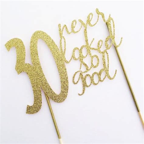 Gold 30th Birthday Cake Topper 30 Never Looked So Good Geburtstagstorte 30 Geburtstag