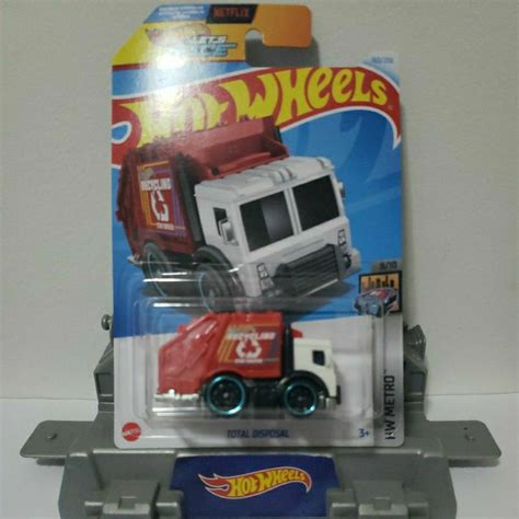 Hot Wheels Caminhao De Lixo Total Disposal Novidade Shopee Brasil
