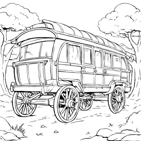 Download Educational Wagon Coloring Page For Children Coloring Pages