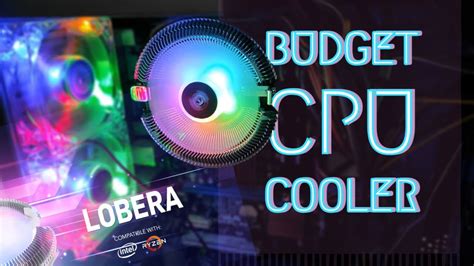 Fryst Lobera Cpu Cooler Unboxing Specs Tagalog Review Youtube