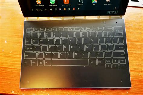 The Lenovo Yoga Book With Halo Digital Keyboard And Pen Stylus Is The