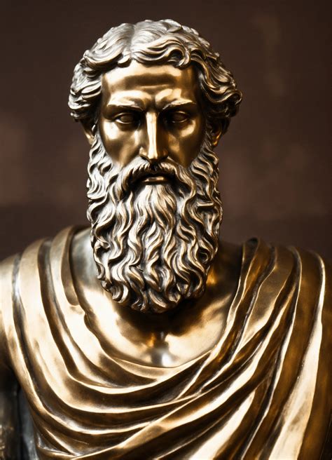 Lexica Silver Greek Ancient Stoic Philosopher Muscled Man Bearded