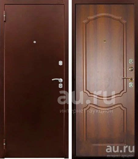 Дверь входная в «хрущевку» Аргус Сонет 800х2000 мм Медь / Дуб ...