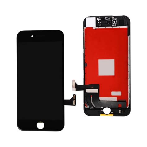 Ecran Lcd Pour Iphone Noir Vitre Tactile Sur Chassis Kit Outi