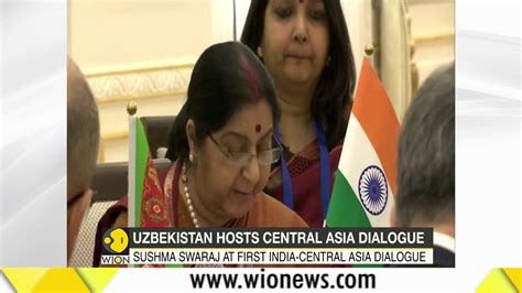 Sushma Swaraj To Co Chair Dialogue Youtube