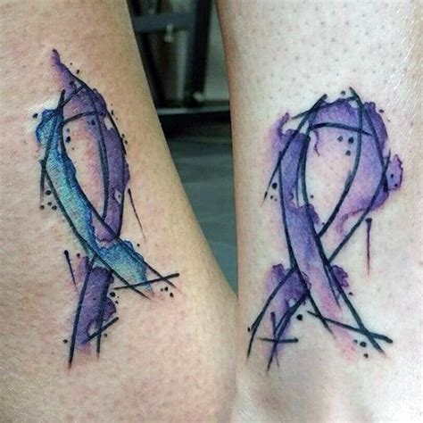 71 Cancer Ribbon Tattoos For Men