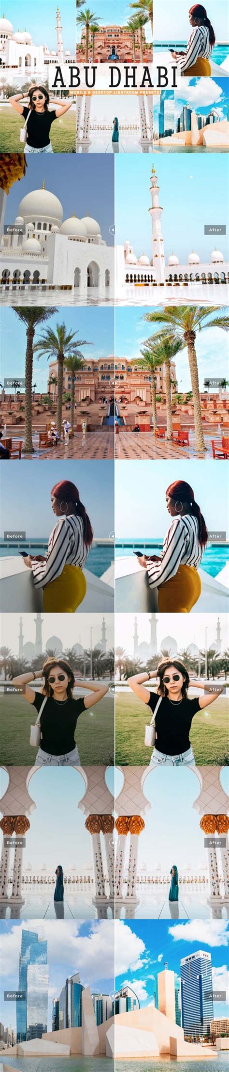 Abu Dhabi Mobile And Desktop Lightroom Presets Find Trending Stock