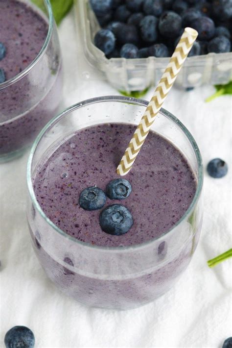 Blueberry Flax Superfood Smoothie Flaxseed Smoothie Superfood Smoothie Blueberries Smoothie