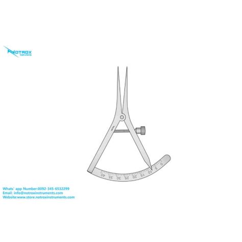 Castroviejo Caliper Cm Mm Measuring Range