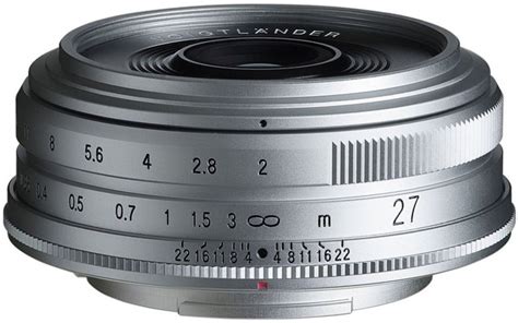 Voigtländer Ultron 27mm f2 Fuji X Mount silber Foto Erhardt