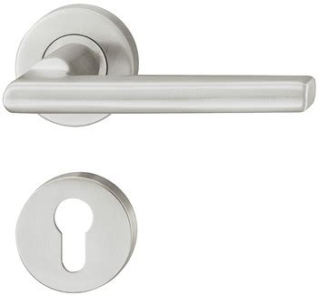 Door handle set, Stainless steel, Startec, model LDH 2181, grade 2 - in ... 