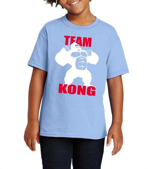 Team Kong Kids T Shirt King Kong Uinsex Youth Shirt Etsy