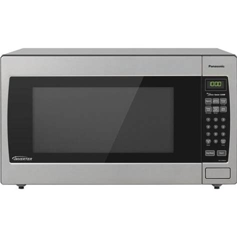 Panasonic 22 Cu Ft 1250 Watt Countertop Microwave Stainless Steel In