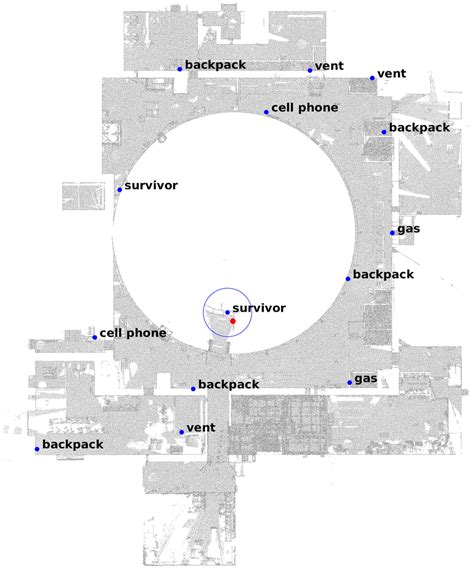 A Topdown Ground Truth Map Of The First Floor Of The Alpha Course With