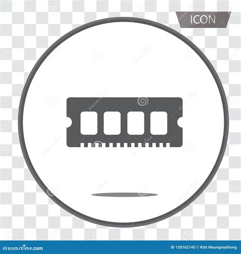 Memory Icon Vector Ram Icon Vector Isolated On Background Stock