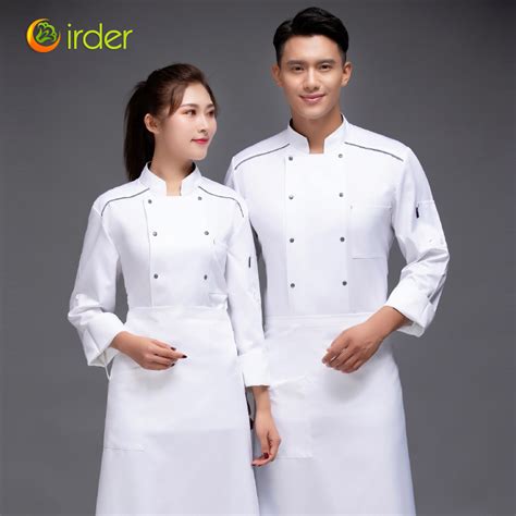 Irder Korea Style Restaurant Chef Uniform Work Blouse