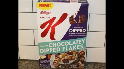 Kelloggs Special K Chocolatey Dipped Flakes With Almonds Cereal Review