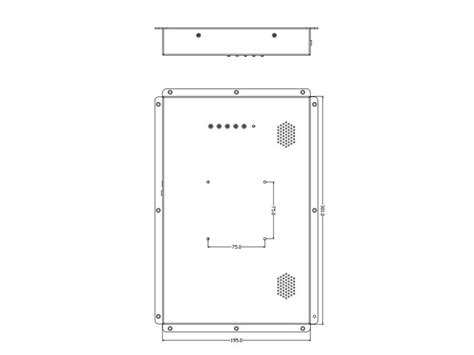 Inch J Fanless Touch Screen All In One Industrial Panel Pc