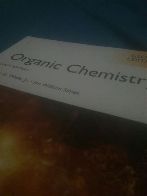 Organic Chemistry 9th Edition Pearsons Leroy G Wade Jan William