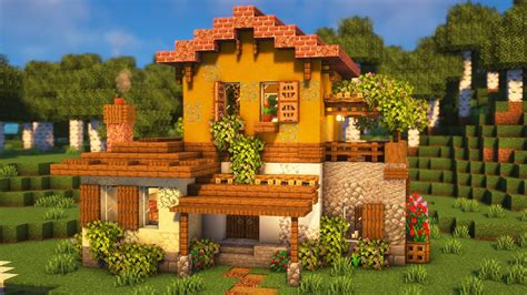 Minecraft Spanish Villa Survival House [tutorial] Minecraft Builders