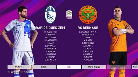 RAPIDE ZEM X BERKANE BOTOLA PRO 1 LEAGUE MARROCOS RODADA 17 30 AO