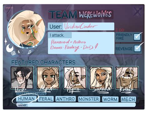 Team Werewolves By Viridiancinder On Deviantart