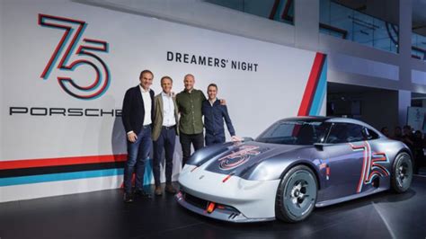 Seventy Five Years Of Porsche Sports Cars Porsche Celebrates A Success