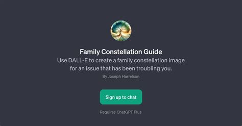 Family Constellation Guide - Family constellation visualization - TAAFT