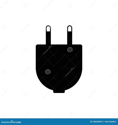 Electric Plug Vector Graphic Design Illustration Stock Vector