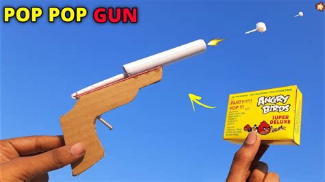 Pop Pop Gun Making How To Make Cardboard Gun Diwali Special Gun