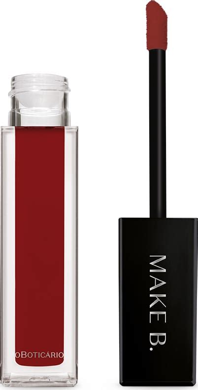 Batom Líquido Mate Vermelho Dark Rouge Make B 5ml O Boticário