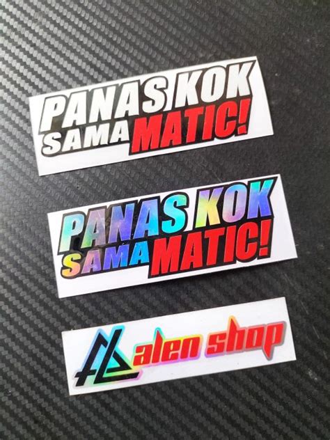 Stiker Cutting Panas Kok Sama Matic Lazada Indonesia