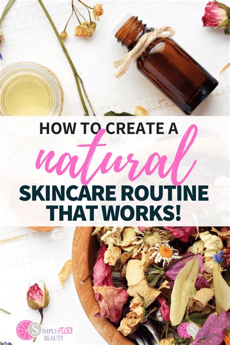 How To Create A Natural Diy Skincare Routine Simple Pure Beauty