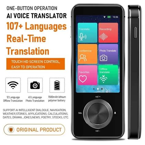 Traductor De Voz Instant Neo Inteligente M Port Til Dispositivo De M