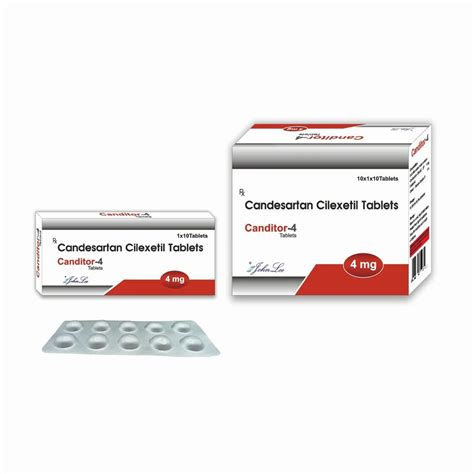 Candesartan Cilexetil BP 4 Mg Canditor 4 At Rs 320 Box Candesartan In