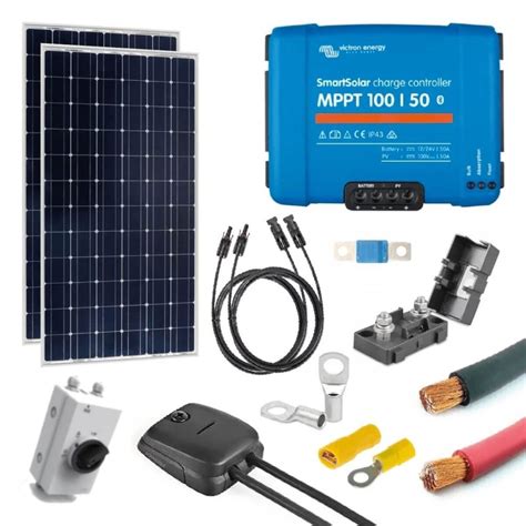 W Solar Panel Kit Includes Victron Mppt X W Rigid Panels