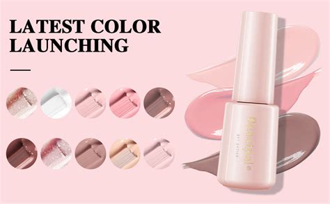 Amazon Beautpal Gel Nail Polish Set 10 Colors Nude Gel Polish All Seasons Skin Tones Pink