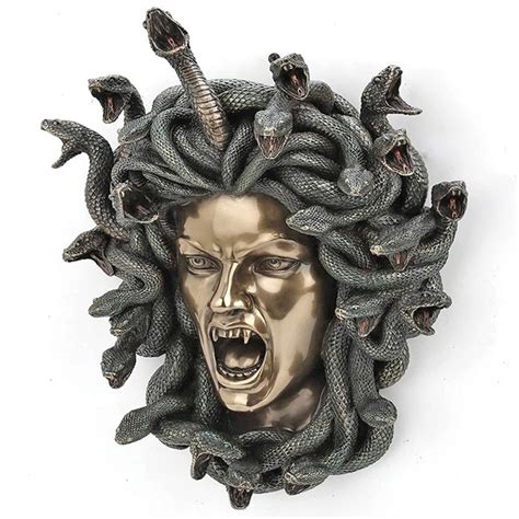 Griekse Mythologie Medusa Muurbeeld Griekse Mythologie Monster