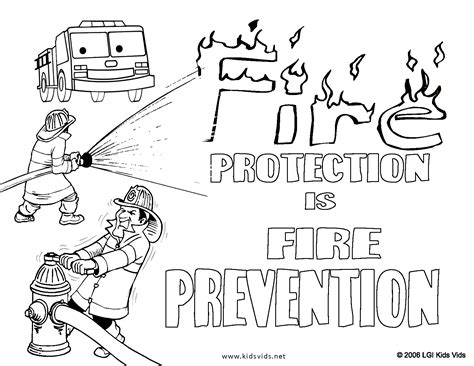 Free Printable Fire Safety Coloring Pages Printable Templates