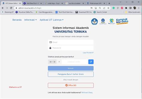 Cara Cetak Ktpu Uas The Ut Mahasiswa Ut