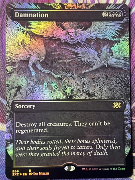 Damnation X Full Art Foil Bootleg Mage