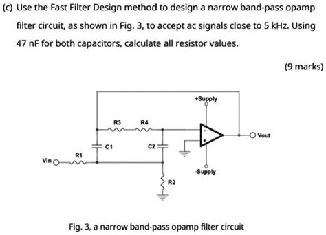 Solved Need Answer Asap C Use The Fast Filter Design Method To