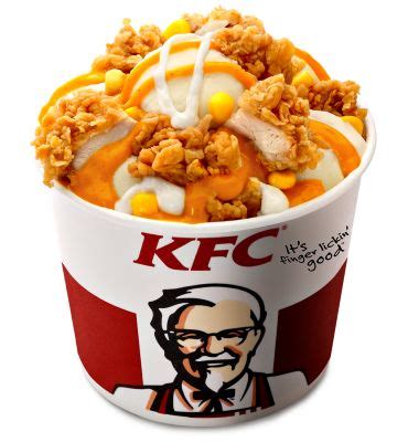 KFC Malaysia Loaded Potato Bowl Mashed Potato Sweet Kernel Corn