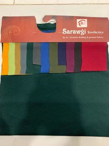 Plain 220Gsm Zuric Four Way Lycra Fabric At Rs 255 Meter In Surat ID