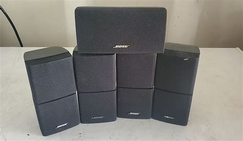 Bose Double Cube Surround Speakers Acoustimass Reverb