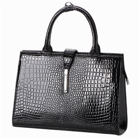 Black Patent Leather Handbags
