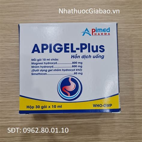 Hỗn Dịch Uống Thuốc Apigel Plus Nhà Thuốc Gia Bảo