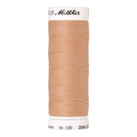 Fil à coudre Mettler Seralon 200m 1168 Rose Crevette Clair 1678